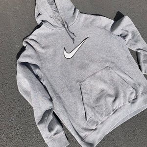 Big logo embroidered Nike hoodie